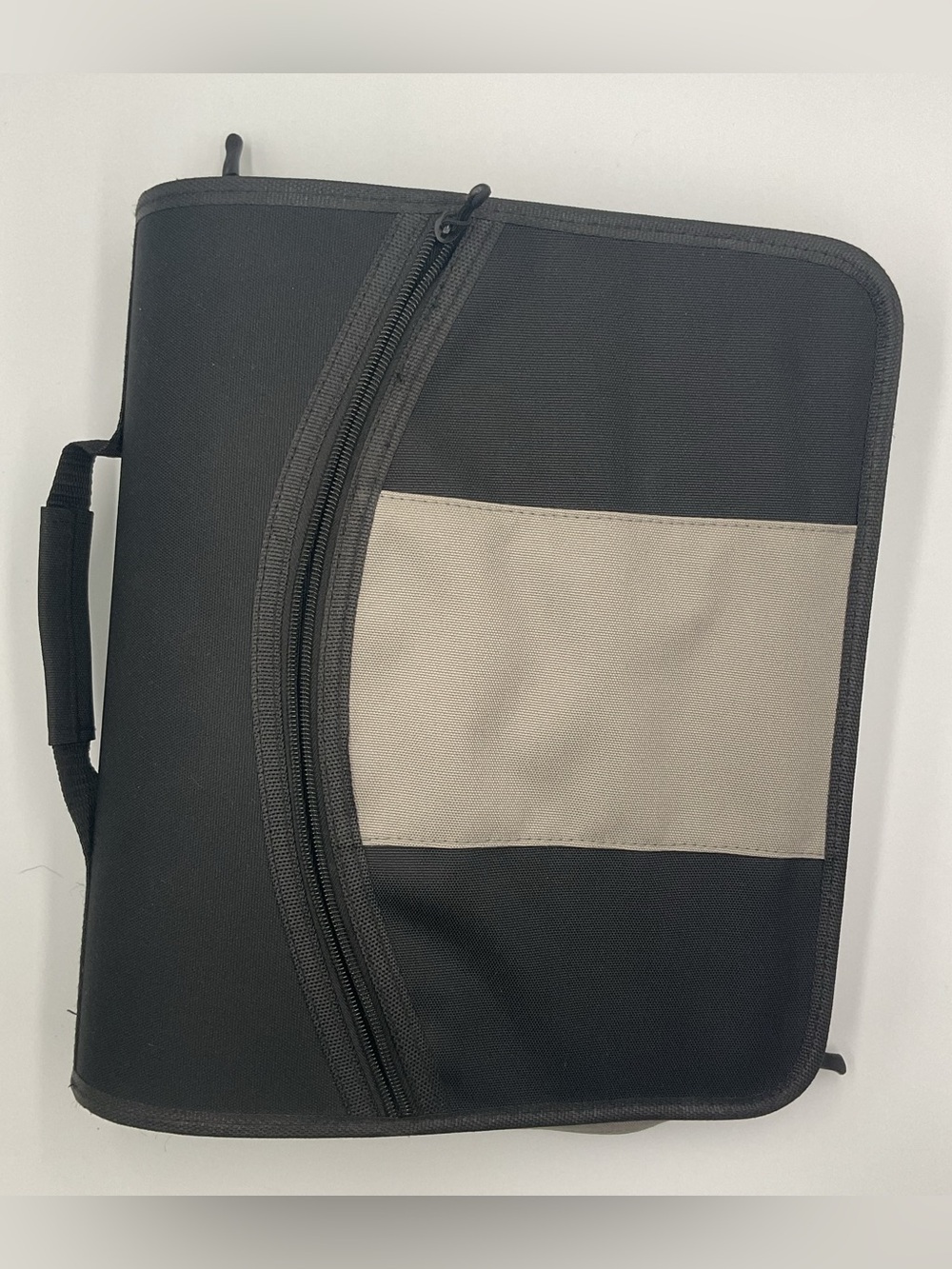 Mojo Black 3 Ring 2.25” Zipper Binder File Folder Tablet Storage School Organize